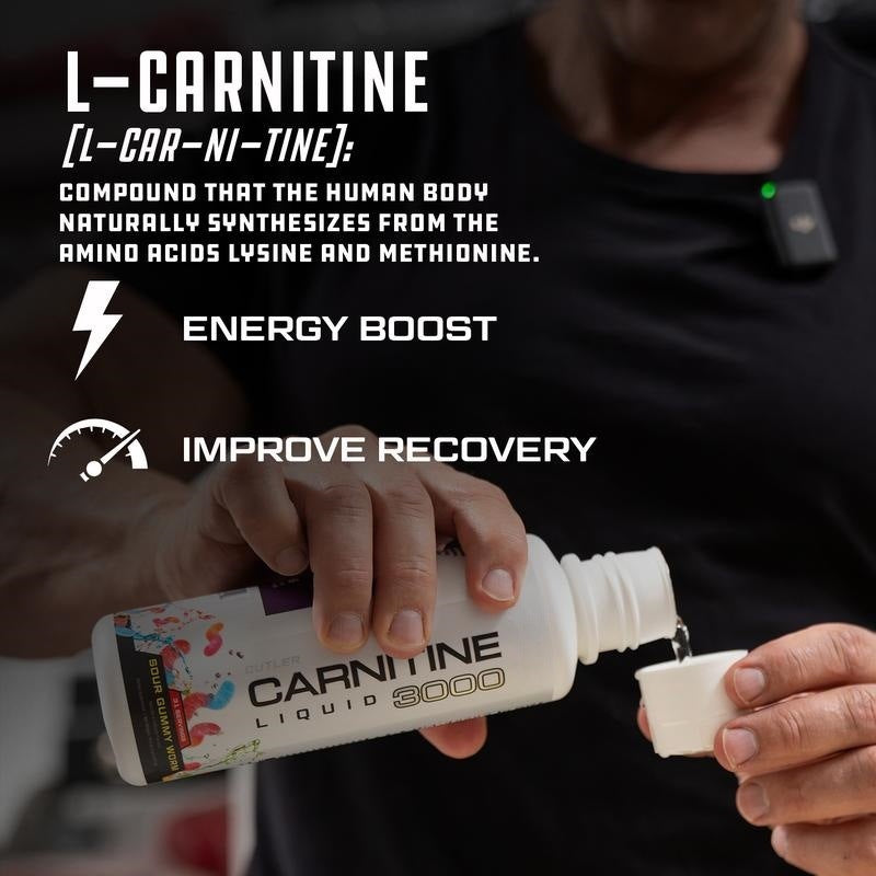 Cutler Nutrition Liquid Carnitine 3000 Contains Carnitine