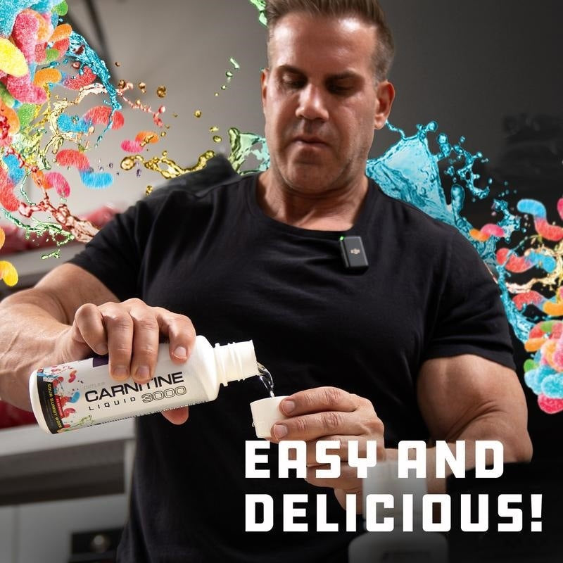 Cutler Nutrition Liquid Carnitine 3000 for Energy and Recovery Support Dietary Fitness Supplement Edible Healthcare Vitamin